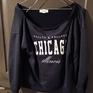 Navy Chicago Sweatshirt Nwot